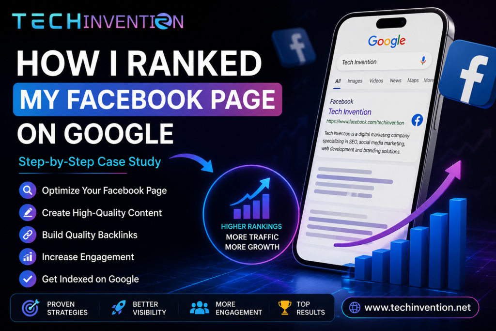 how I ranked facebook page